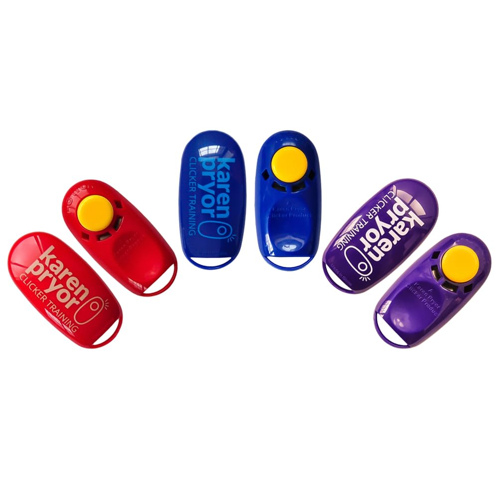 Karen Pryor i-Click Dog Training Clicker, 3 Clickers