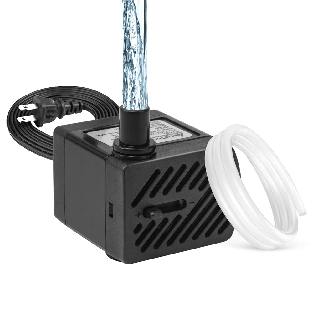 DaToo 50 GPH Mini Submersible Water Pump, 3W