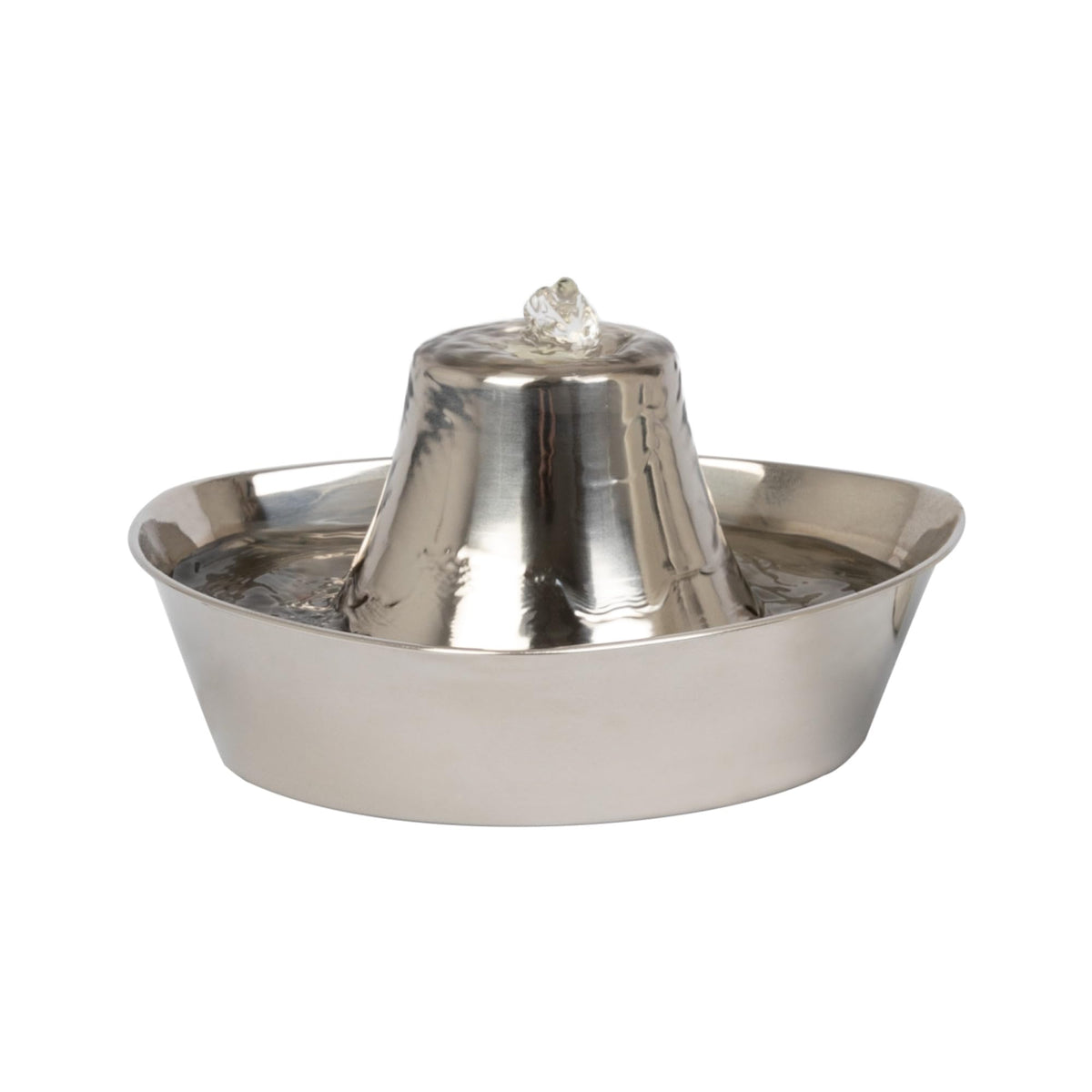 PetSafe Seaside Stainless Cat & Dog Fountain, 60 oz, 2 Filters & Pump