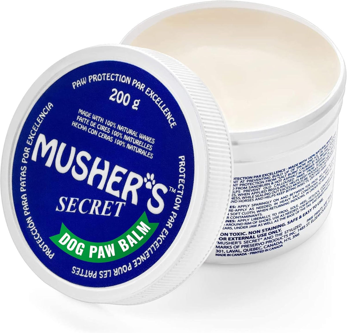 Musher's Secret Dog Paw Heat Ice Snow Protection 200 gr