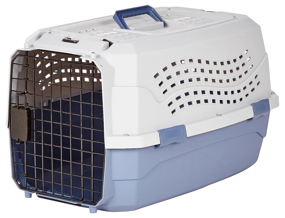 Amazon Basics 2-Door Top-Load Hard-Sided Pet Carrier, 22.8"