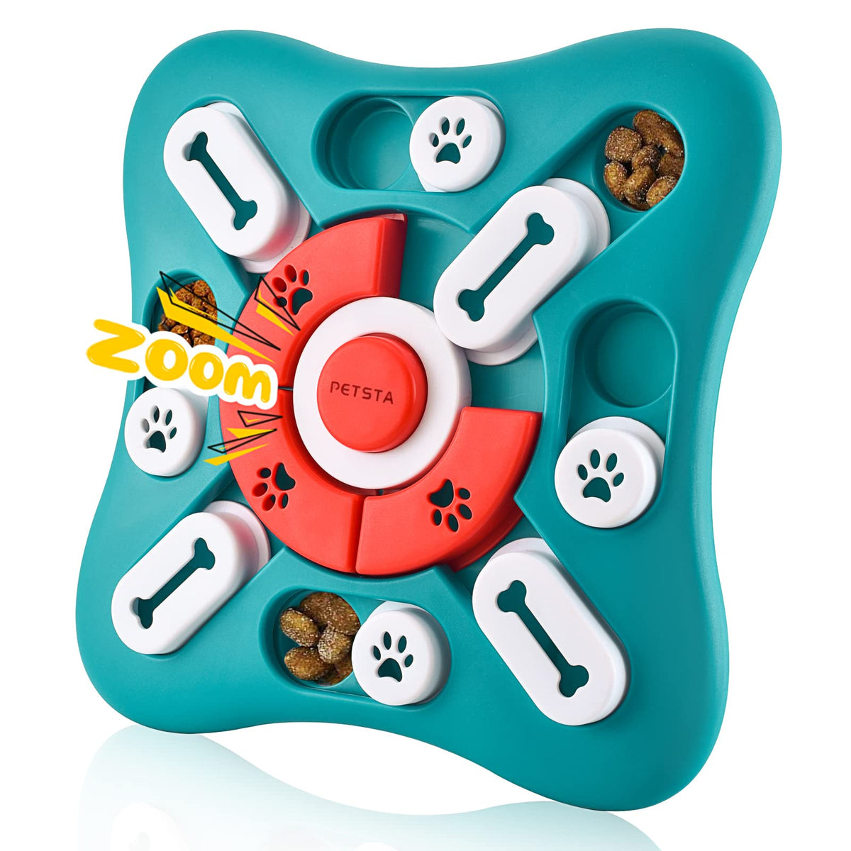 PETSTA Treat Dispensing Dog Puzzle Toy for Enrichment