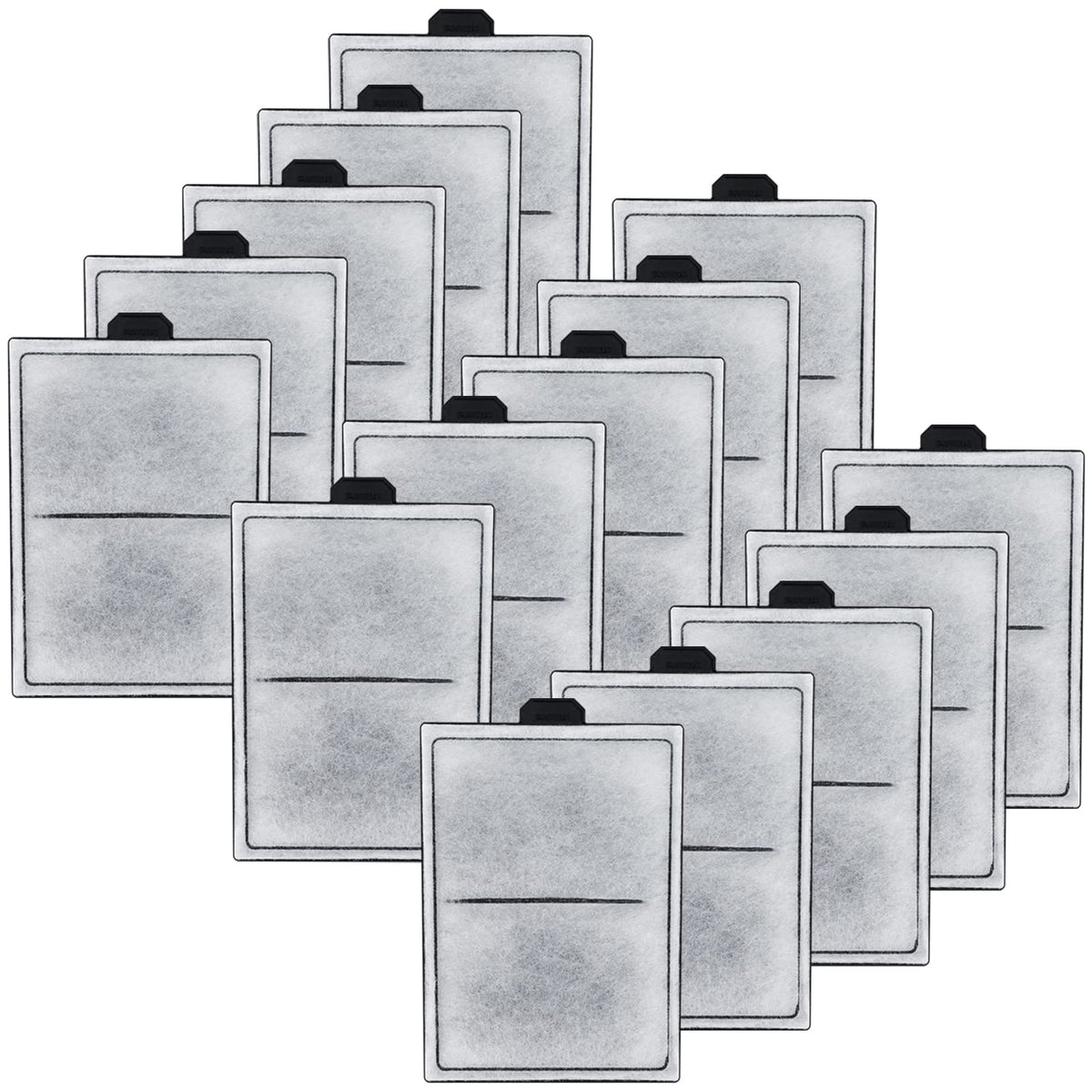 HiTauing PF-L Carbon Cartridges for PF20-PF75 Filters, 15 Pack