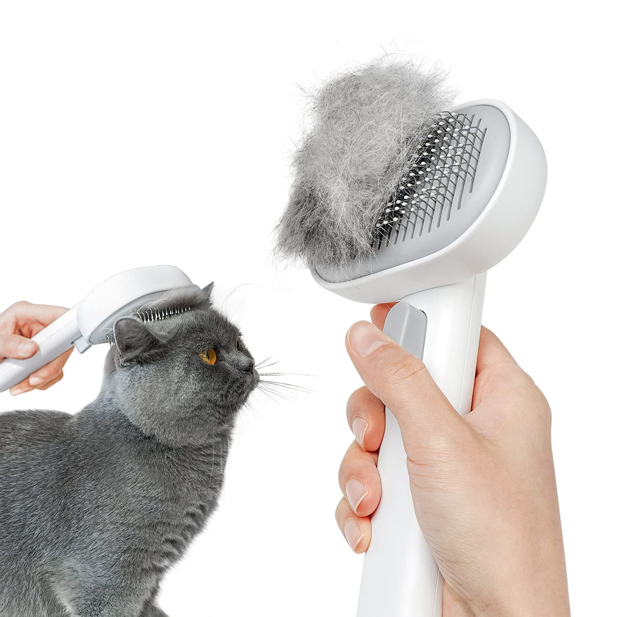 Aumuca Cat Brush for Shedding, Long & Short Haired Cats