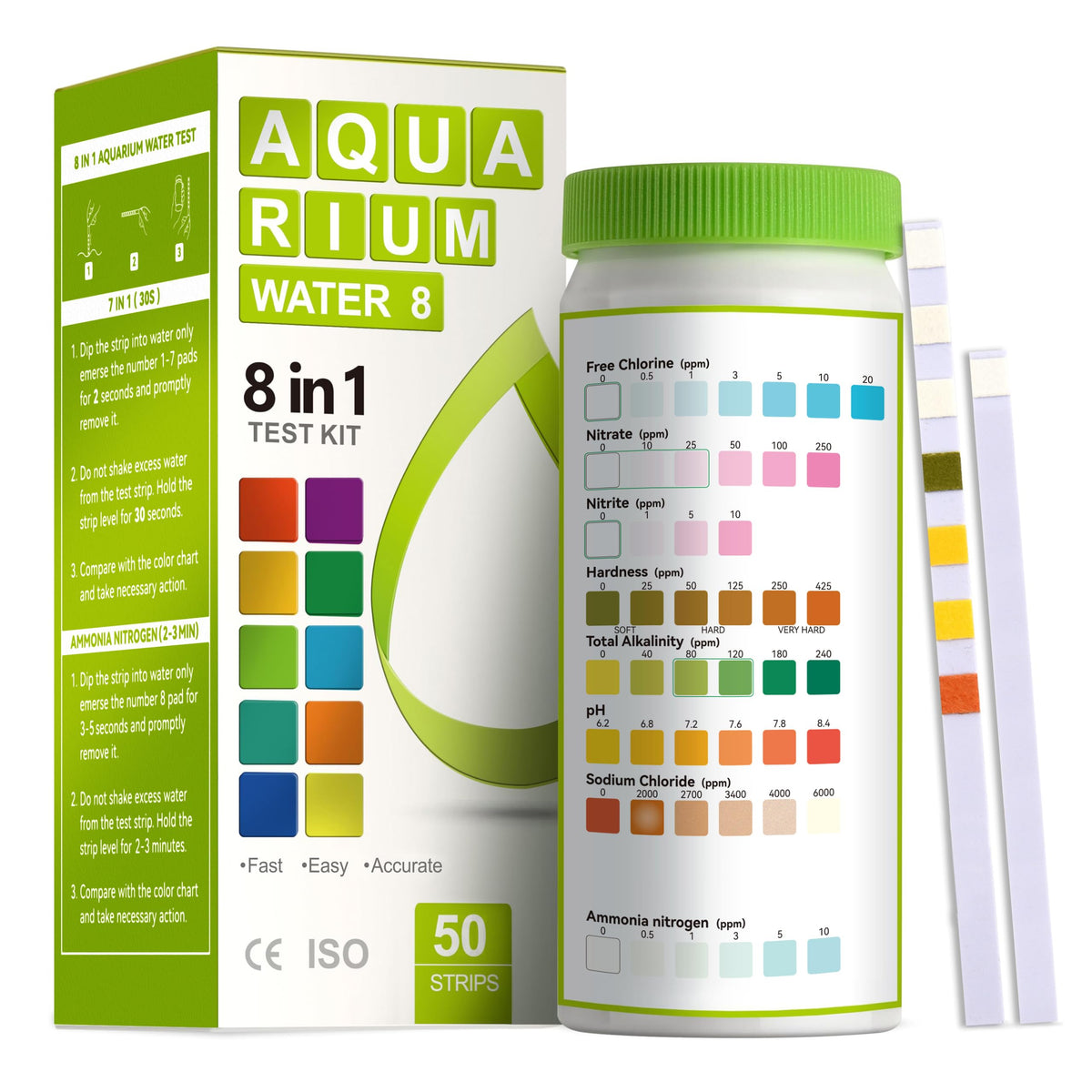 AAwipes 8-in-1 Aquarium Water Test Strips