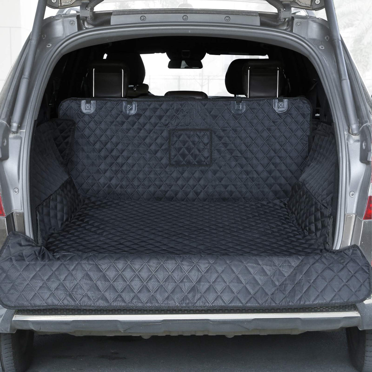 PETICON SUV Cargo Liner for Dogs with Bumper Flap