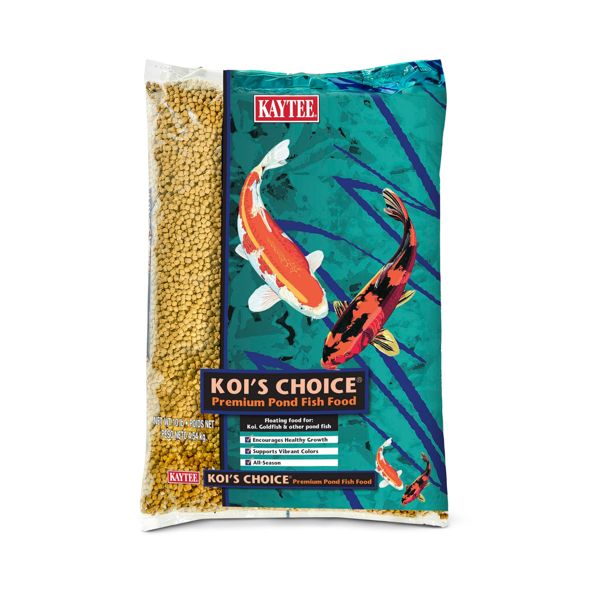 Kaytee Koi's Choice Floating Fish Food for Koi, Goldfish & Pond Fish