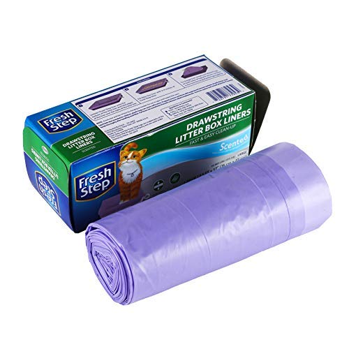 Fresh Step Scented Drawstring Litter Box Liners, 7 Count