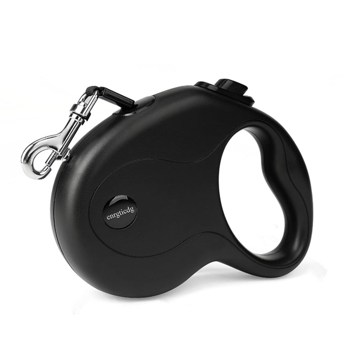 enrgticdg Retractable Dog Leash, 16 ft, Up to 50 lbs, Black