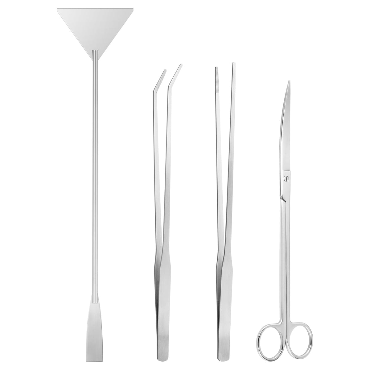 Ohtomber 4-Piece Aquascape Tool Kit with Tweezers & Scissors