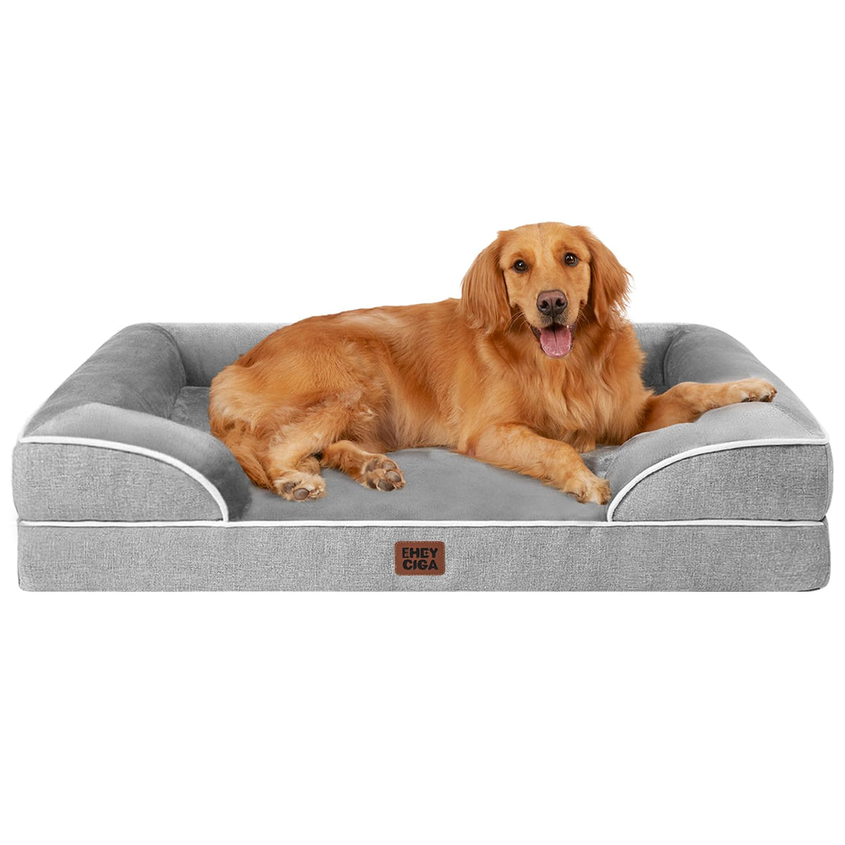 EHEYCIGA Orthopedic Waterproof XL Dog Bed, 44", Washable