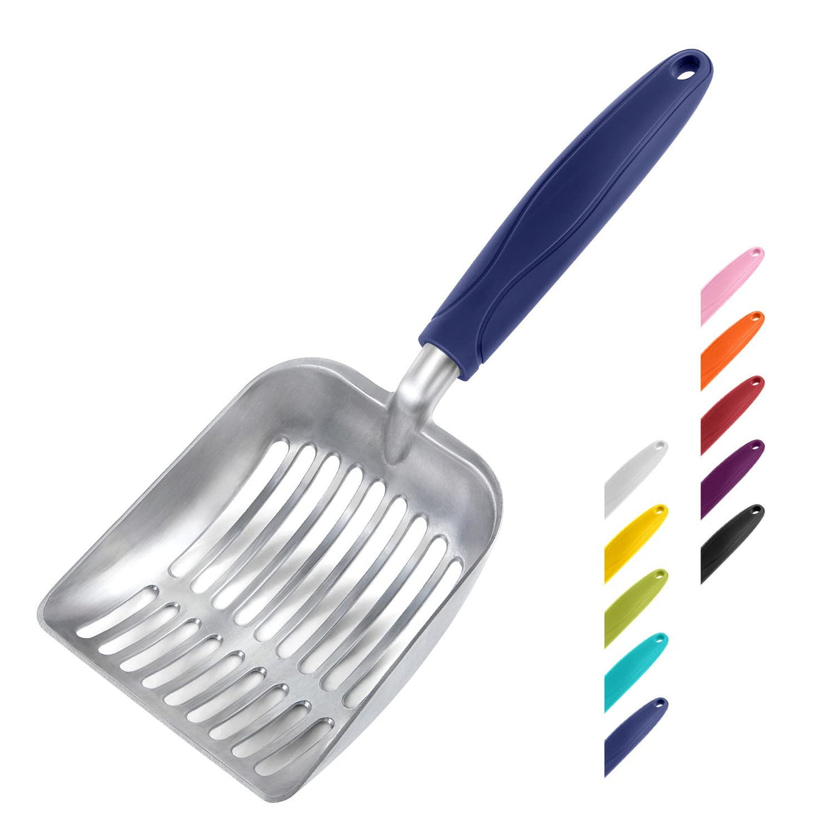 WePet Aluminum Alloy Deep Cat Litter Scoop with Long Handle