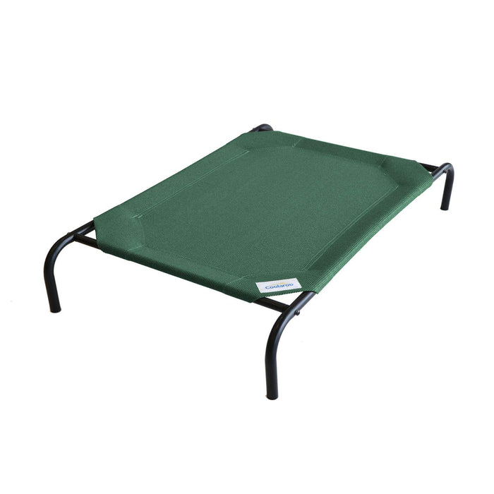 Coolaroo Original Cooling Elevated Dog Bed, Large, Brunswick Green