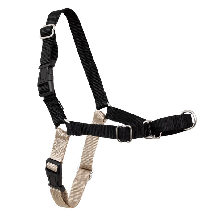 PetSafe Easy Walk No-Pull Dog Harness, Large, Black/Silver