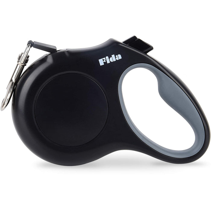 Fida Retractable Dog Leash for Small Dogs, 16 ft, Black