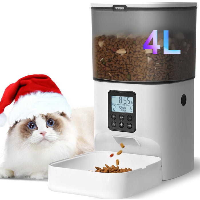 ANDOLL HOME 4L Timed Automatic Cat & Dog Food Dispenser