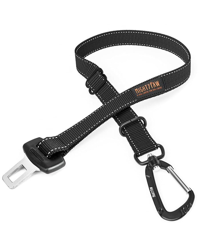 Mighty Paw Heavy-Duty Dog Seat Belt with Aluminum Carabiner