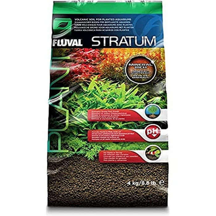 Fluval Plant and Shrimp Stratum Aquarium Substrate - 8.8 lb Bag
