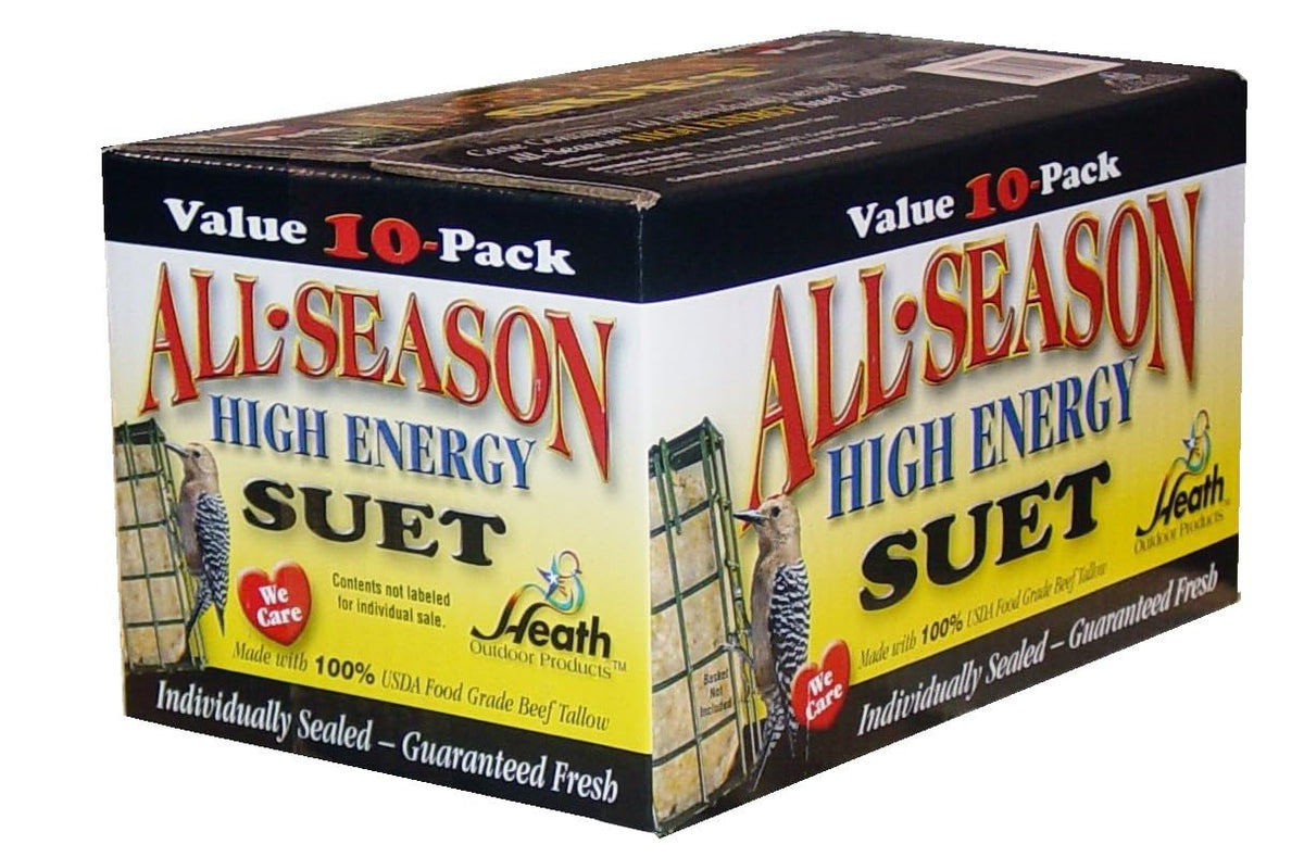 Heath All Season High Energy Suet Cakes, Case of 10
