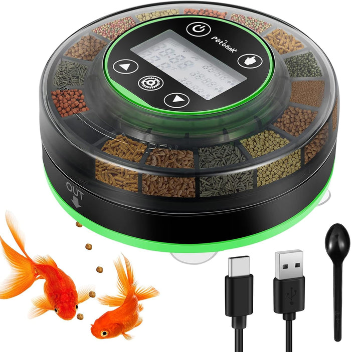 Petbank Moisture-Proof Automatic Aquarium Fish Feeder