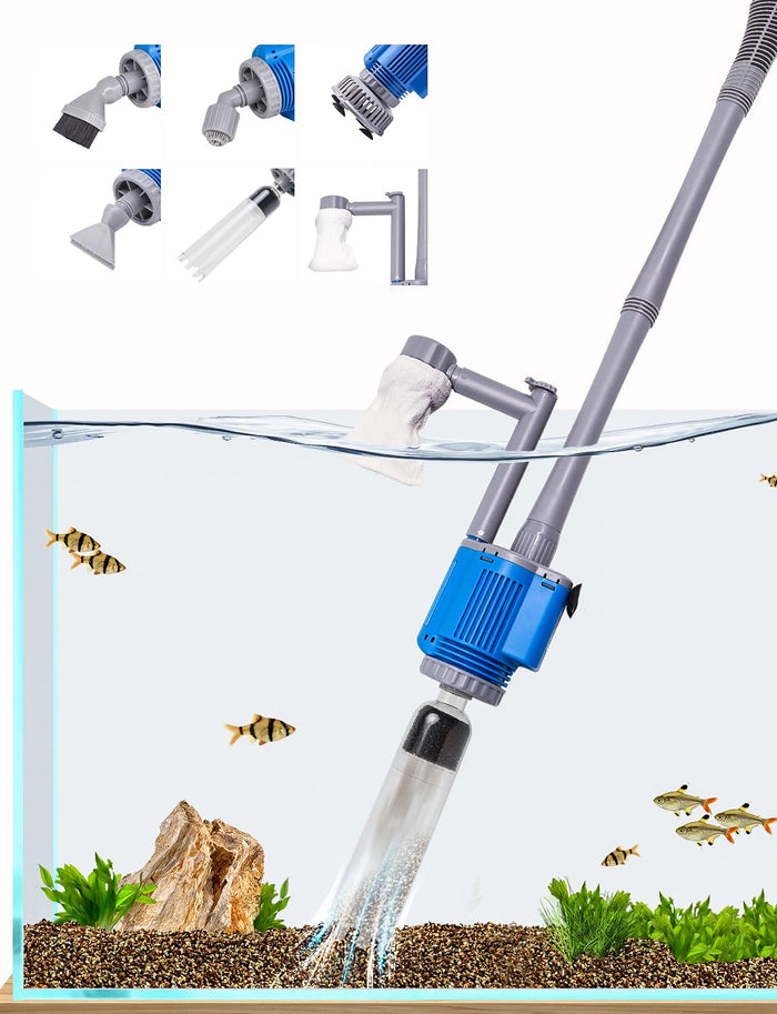 UPETTOOLS Electric Aquarium Gravel Cleaner, 28W