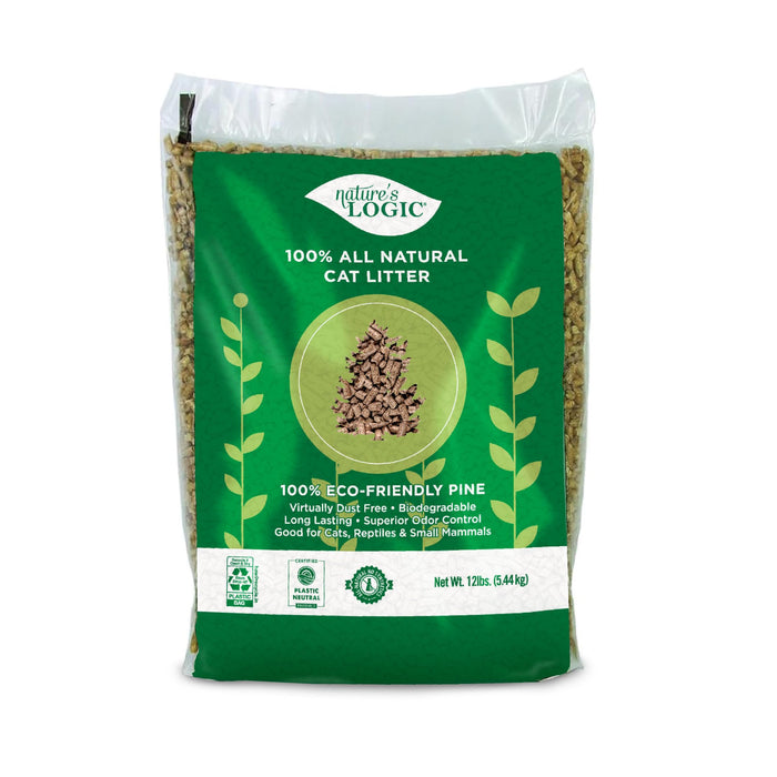 Nature's Logic Unscented Pine Pellet Cat Litter, 12 lb