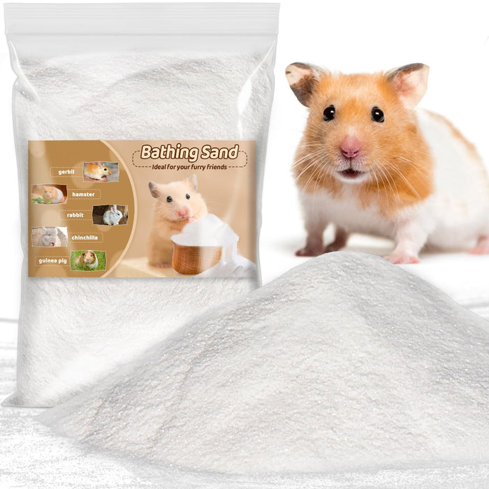 Sukh Fine White Silica Hamster Bath Sand