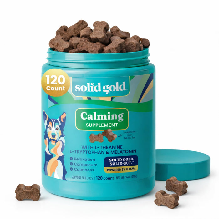 Solid Gold Calming Chews for Dogs with Melatonin, 120 Count
