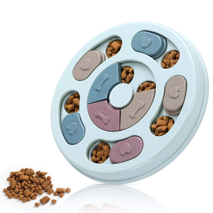 DR CATCH Dog Treat Puzzle Toy for Mental Enrichment, Blue