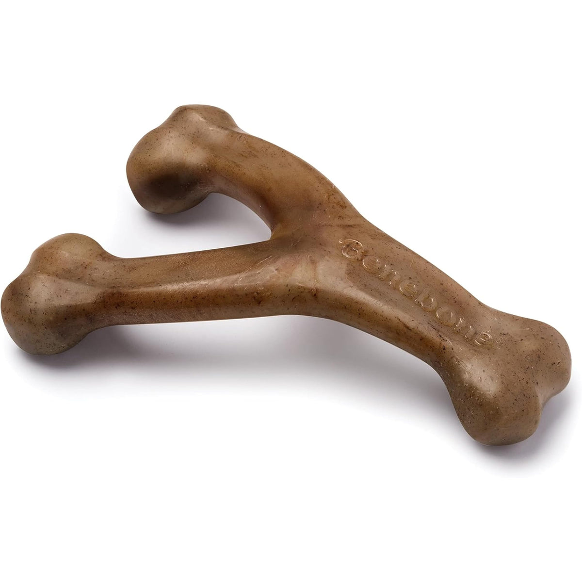 Benebone Wishbone Dog Chew Toy, Real Bacon, Medium