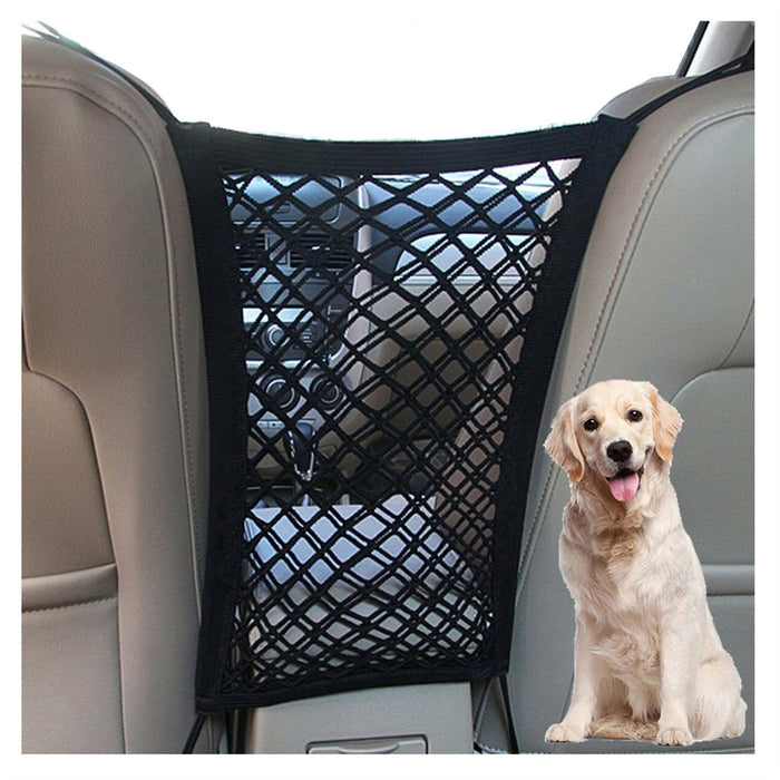 DYKESON Dog Car Net Barrier with Mesh Organizer