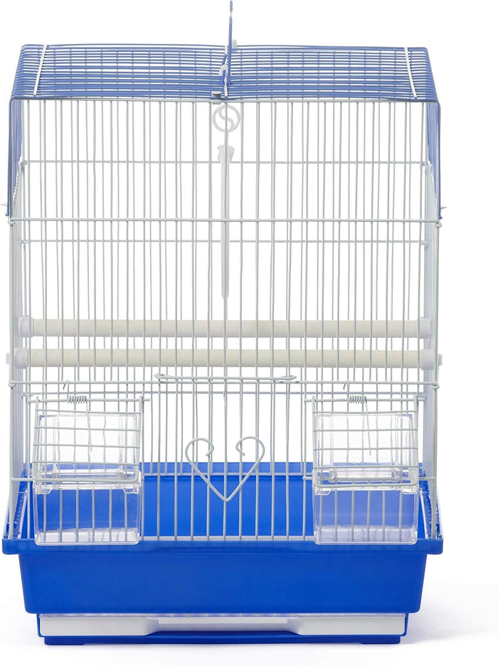 Prevue Pet Products Parakeet Square Roof Bird Cage with Handle
