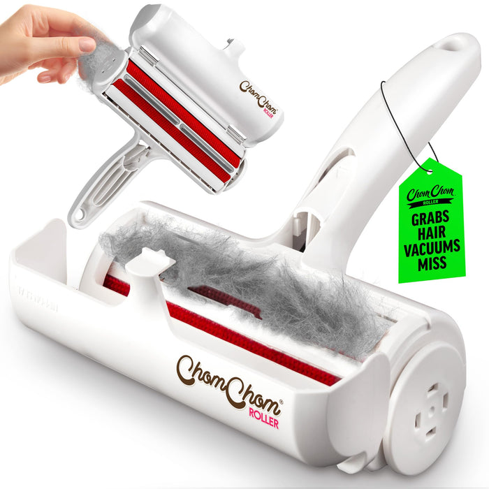 ChomChom Roller Reusable Pet Hair Remover, Original, White