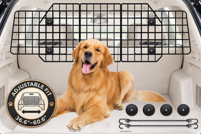 FEED GARDEN Heavy Duty Steel Mesh Dog Car Barrier for SUVs