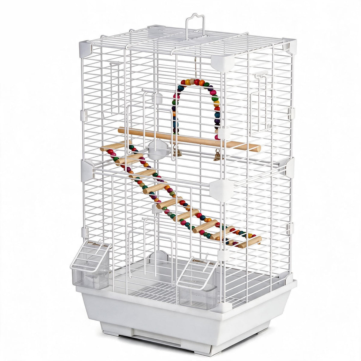 Craftsboys Basic Bird Cage with Ladder & Swing, 24.8"