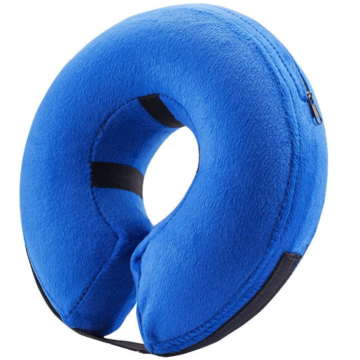 BENCMATE Inflatable Recovery Collar for Dogs & Cats, Medium, Blue