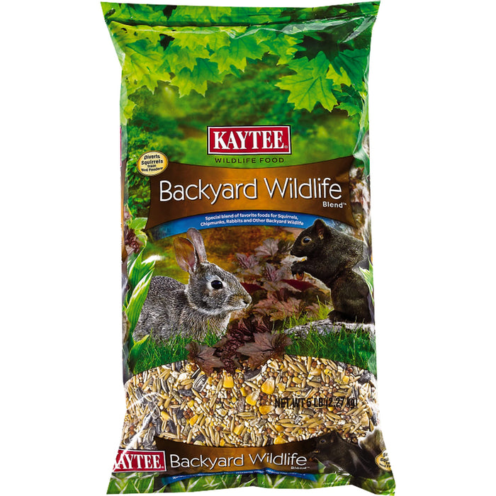 Kaytee Backyard Wildlife Food Blend for Rabbits and Squirrels, 5 Pound
