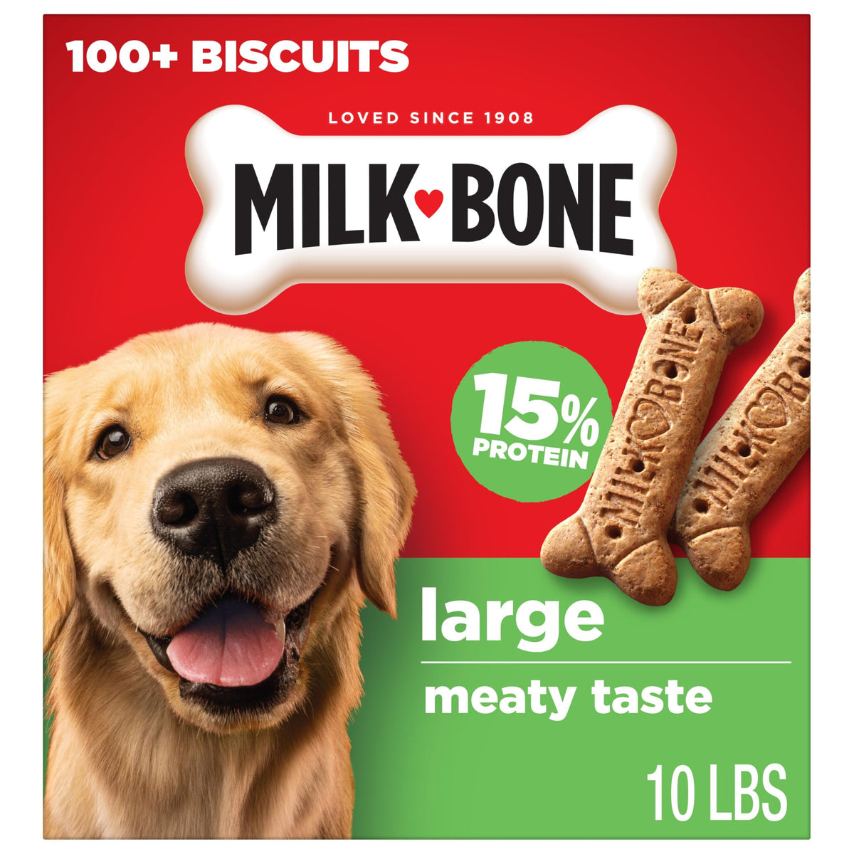 Milk-Bone Original Biscuits Large Dog Treats, 10 Lb.