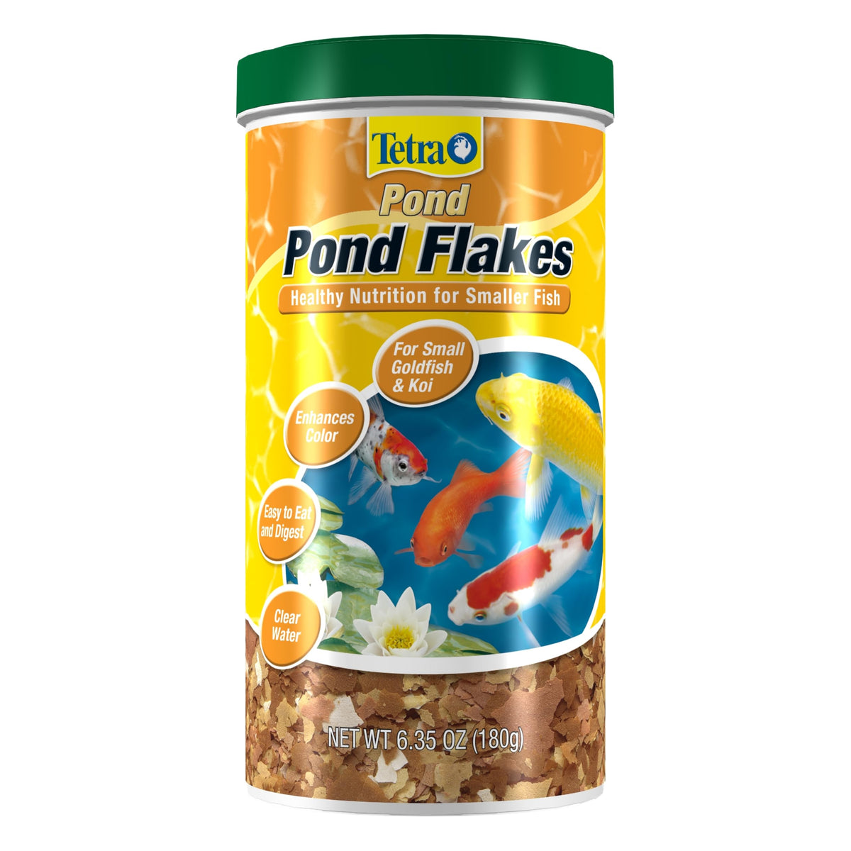 Tetra Pond Flakes Fish Food for Small Koi & Goldfish, 6.35 oz