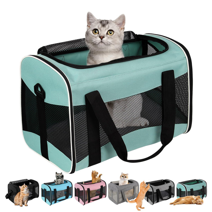 Top tasta Soft-Sided Collapsible Pet Carrier, Up to 16 lbs
