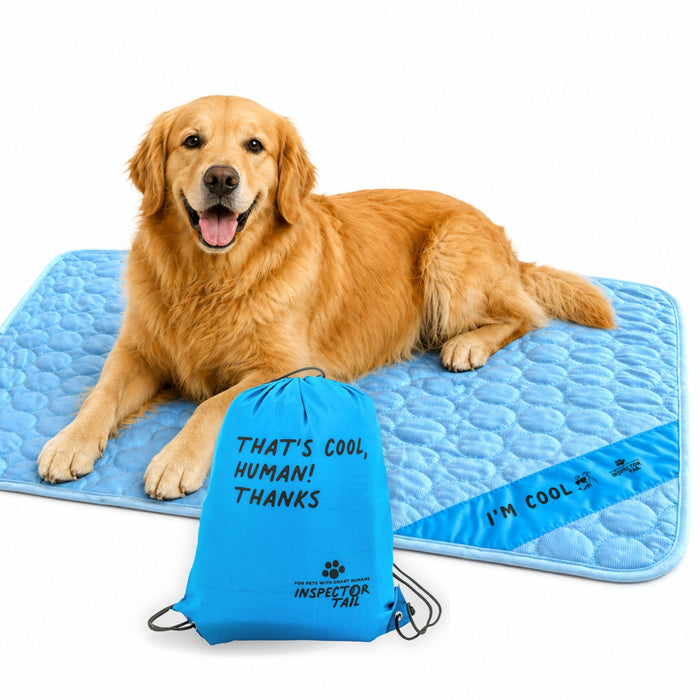 INSPECTOR TAIL Self-Cooling Dog Mat, Large, Indoor & Outdoor
