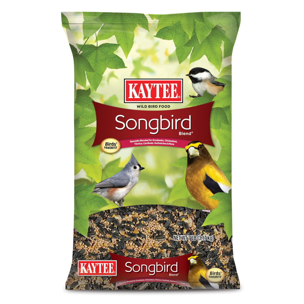 Kaytee Songbird Wild Bird Seed Blend, 7 lb
