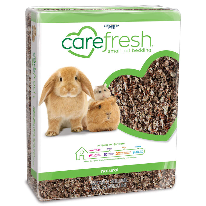 Carefresh Natural Paper Small Pet Bedding, Odor Control 60L