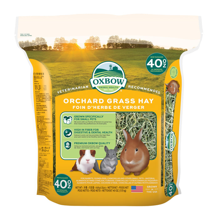 Oxbow Orchard Hay for Rabbits & Guinea Pigs, 40 oz