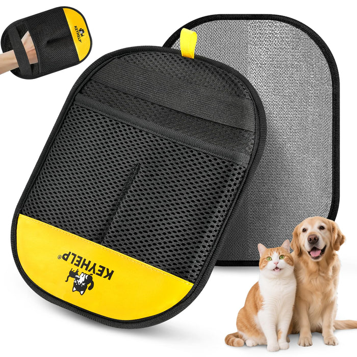 KEYHELP Reusable Pet Hair Removal Glove for Dogs & Cats