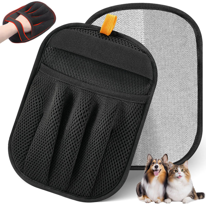 Salhap Reusable Pet Hair Removal Glove for Cats & Dogs