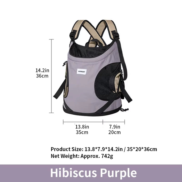 Pet Front Carrier Chest Backpack for Outdoor Adventures